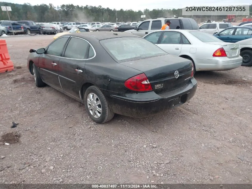 2006 Buick Lacrosse Cx VIN: 2G4WC582461287355 Lot: 40837497