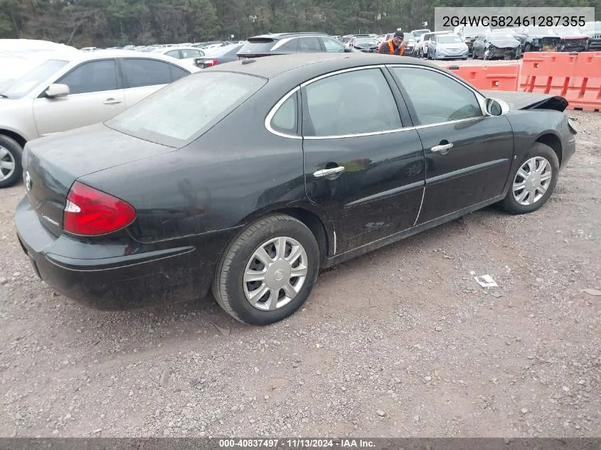 2006 Buick Lacrosse Cx VIN: 2G4WC582461287355 Lot: 40837497