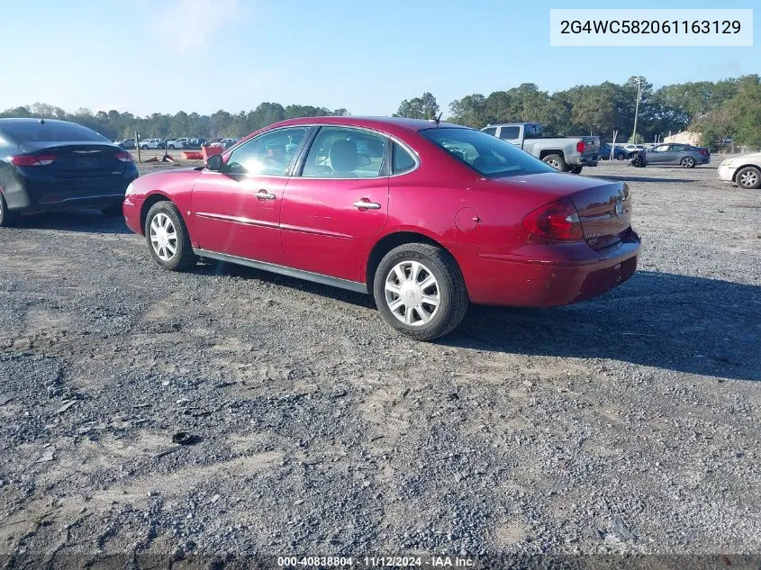 2G4WC582061163129 2006 Buick Lacrosse Cx