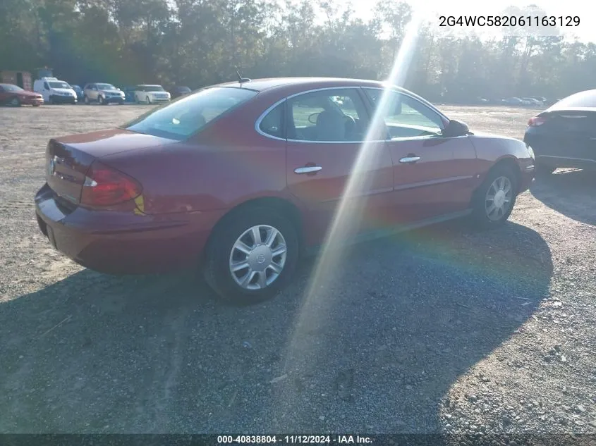 2G4WC582061163129 2006 Buick Lacrosse Cx