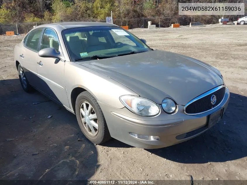 2006 Buick Lacrosse Cxl VIN: 2G4WD582X61159036 Lot: 40851112