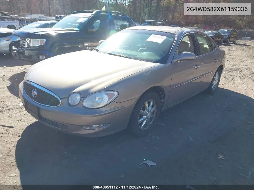 2006 Buick Lacrosse Cxl VIN: 2G4WD582X61159036 Lot: 40851112