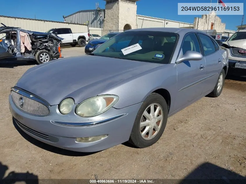 2006 Buick Lacrosse Cxl VIN: 2G4WD582961169153 Lot: 40863686