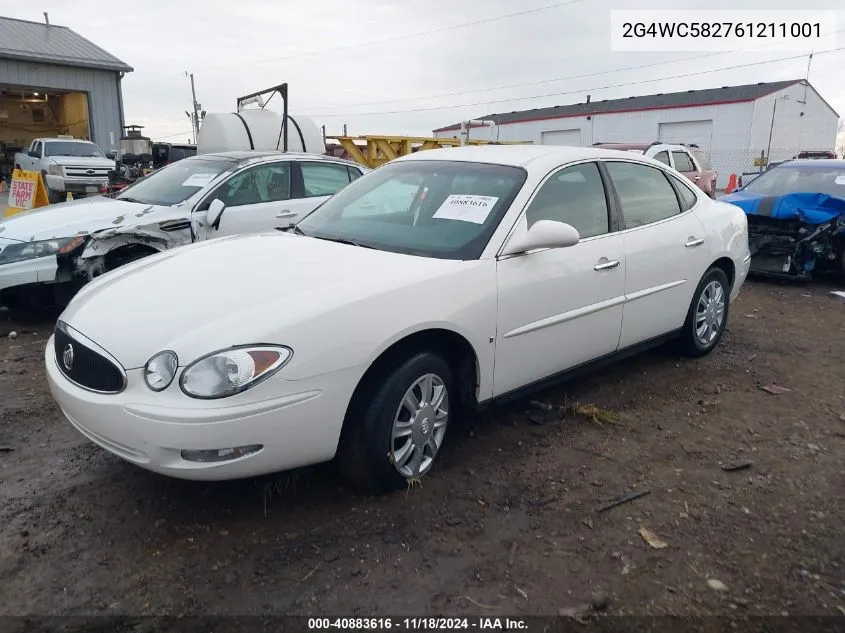 2006 Buick Lacrosse Cx VIN: 2G4WC582761211001 Lot: 40883616