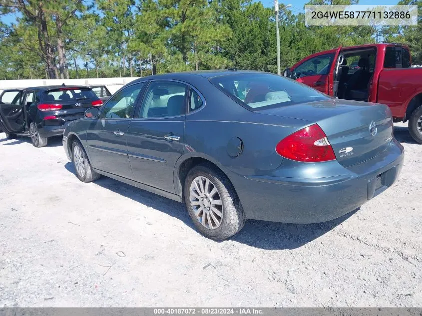 2007 Buick Lacrosse Cxs VIN: 2G4WE587771132886 Lot: 40187072