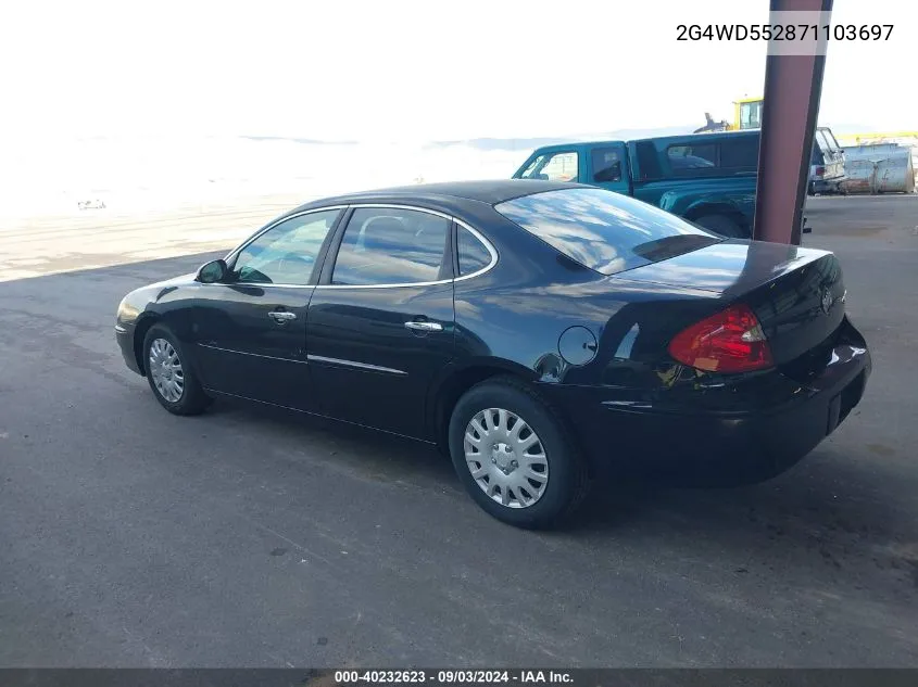 2007 Buick Lacrosse Cxl VIN: 2G4WD552871103697 Lot: 40232623