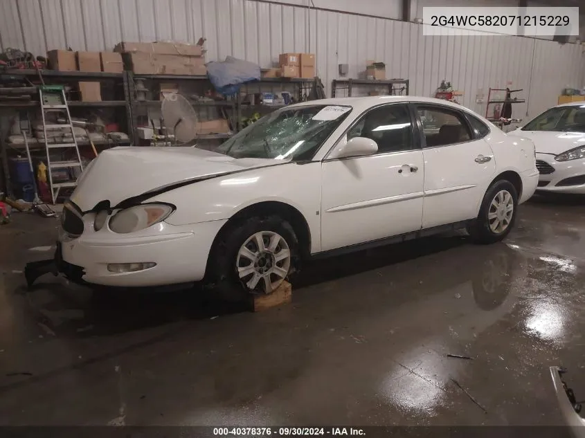 2G4WC582071215229 2007 Buick Lacrosse Cx