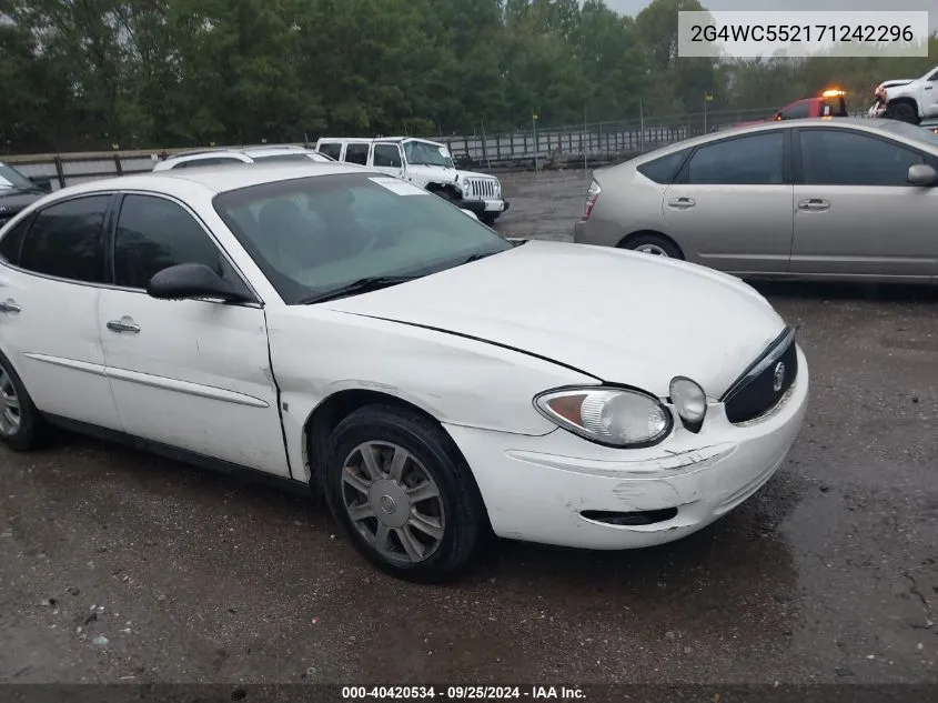 2G4WC552171242296 2007 Buick Lacrosse Cx