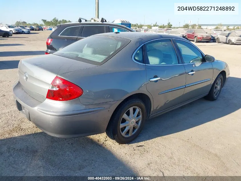 2G4WD582271248892 2007 Buick Lacrosse Cxl