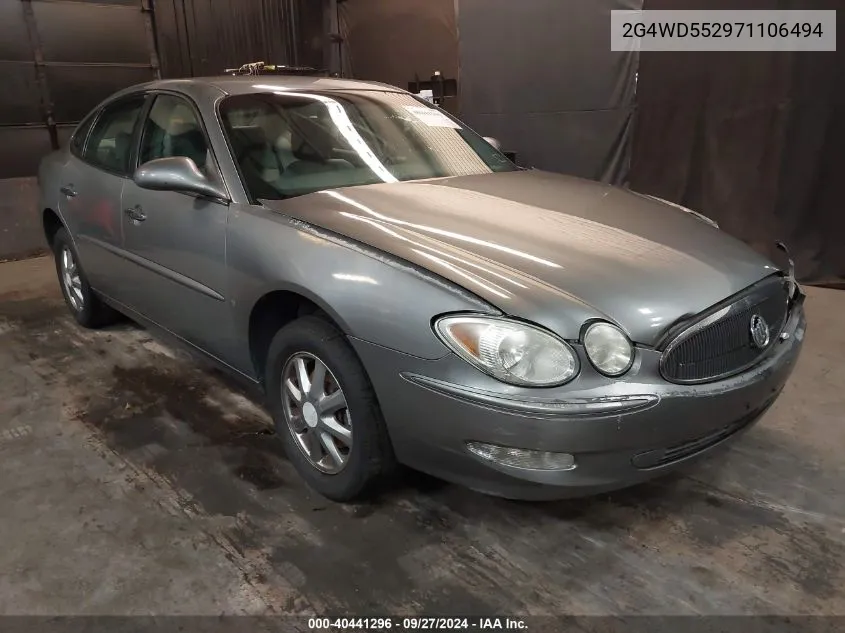 2007 Buick Lacrosse Cxl VIN: 2G4WD552971106494 Lot: 40441296