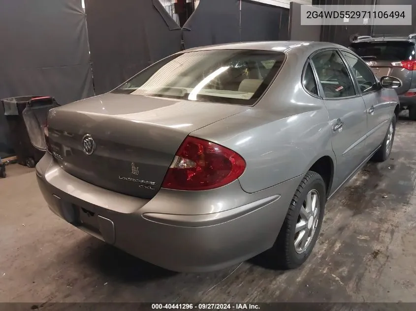 2G4WD552971106494 2007 Buick Lacrosse Cxl