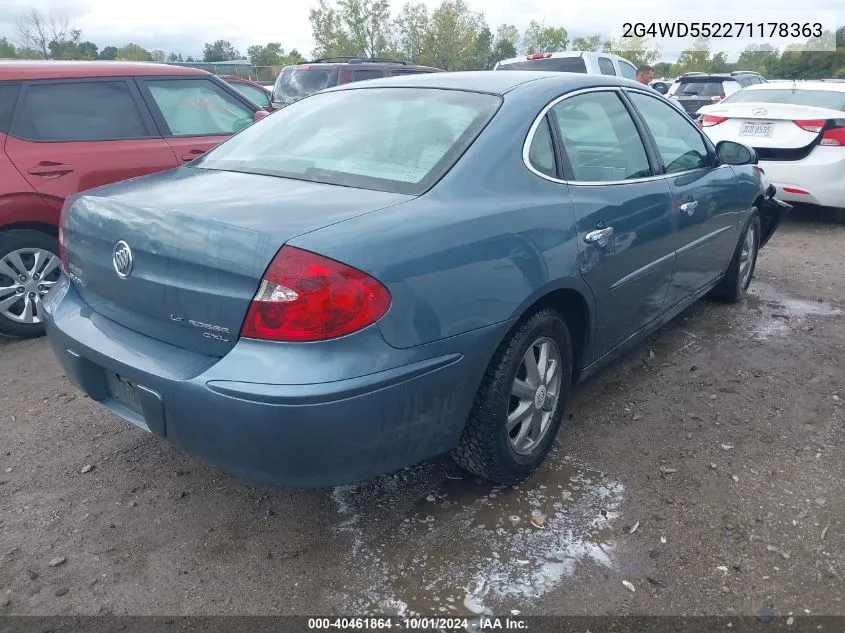 2G4WD552271178363 2007 Buick Lacrosse Cxl