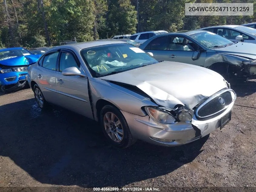 2G4WC552471121259 2007 Buick Lacrosse Cx