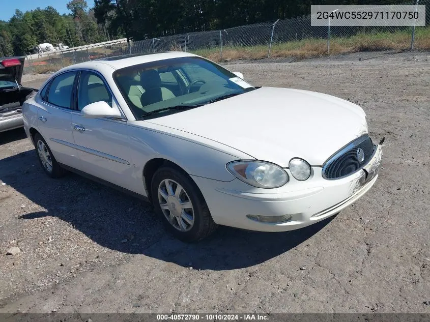 2007 Buick Lacrosse Cx VIN: 2G4WC552971170750 Lot: 40572790