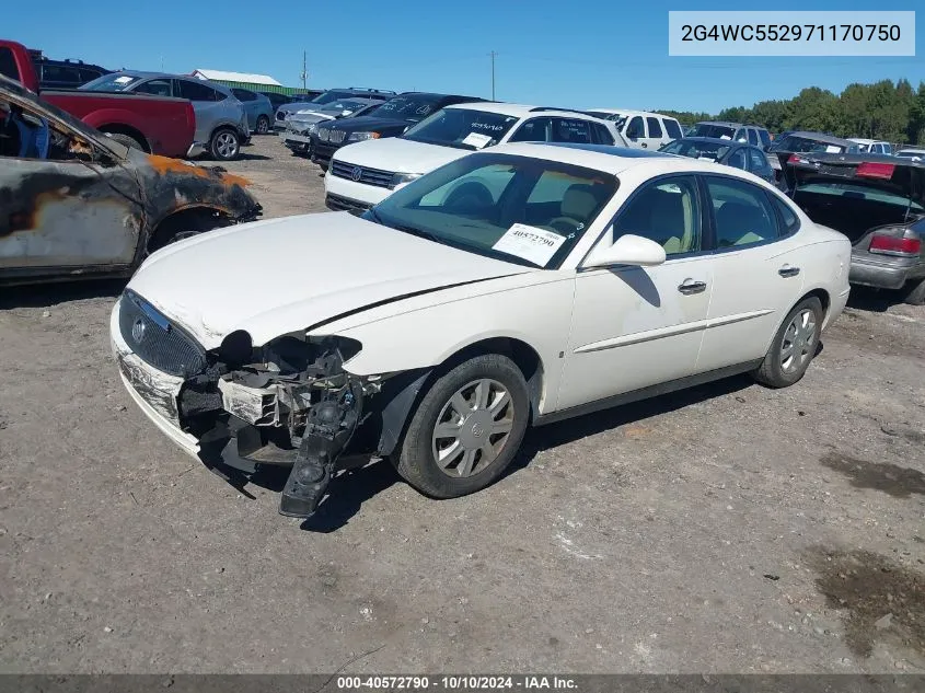 2007 Buick Lacrosse Cx VIN: 2G4WC552971170750 Lot: 40572790