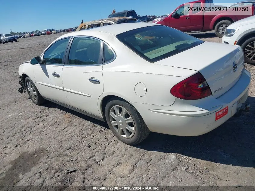 2007 Buick Lacrosse Cx VIN: 2G4WC552971170750 Lot: 40572790