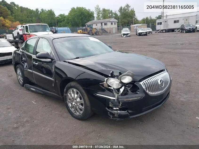 2G4WD582381165005 2008 Buick Lacrosse Cxl