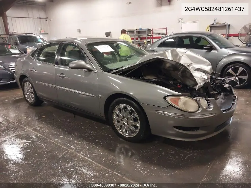 2G4WC582481261437 2008 Buick Lacrosse Cx