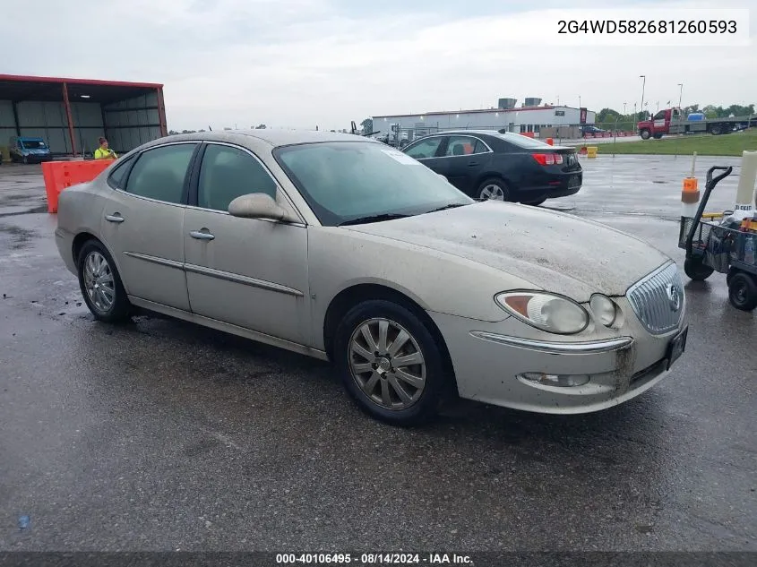 2G4WD582681260593 2008 Buick Lacrosse Cxl