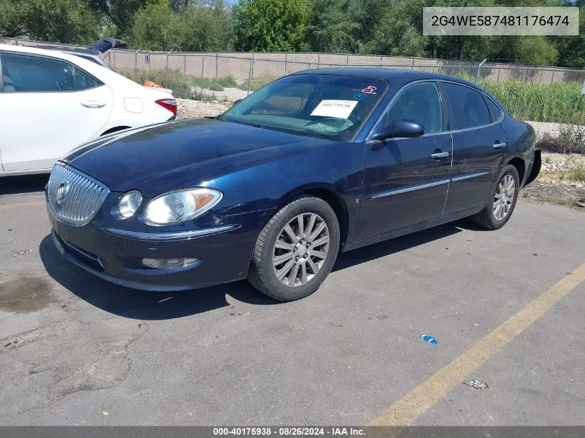 2G4WE587481176474 2008 Buick Lacrosse Cxs