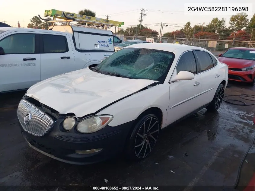 2G4WC582281196698 2008 Buick Lacrosse Cx