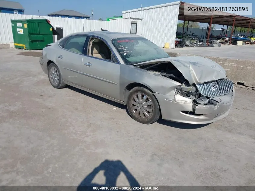 2G4WD582481263895 2008 Buick Lacrosse Cxl