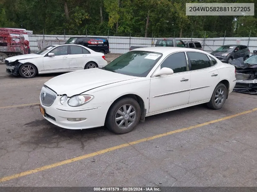 2008 Buick Lacrosse Cxl VIN: 2G4WD582881127205 Lot: 40197579