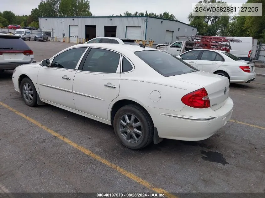 2008 Buick Lacrosse Cxl VIN: 2G4WD582881127205 Lot: 40197579