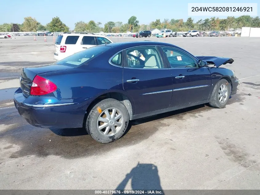 2G4WC582081246921 2008 Buick Lacrosse Cx