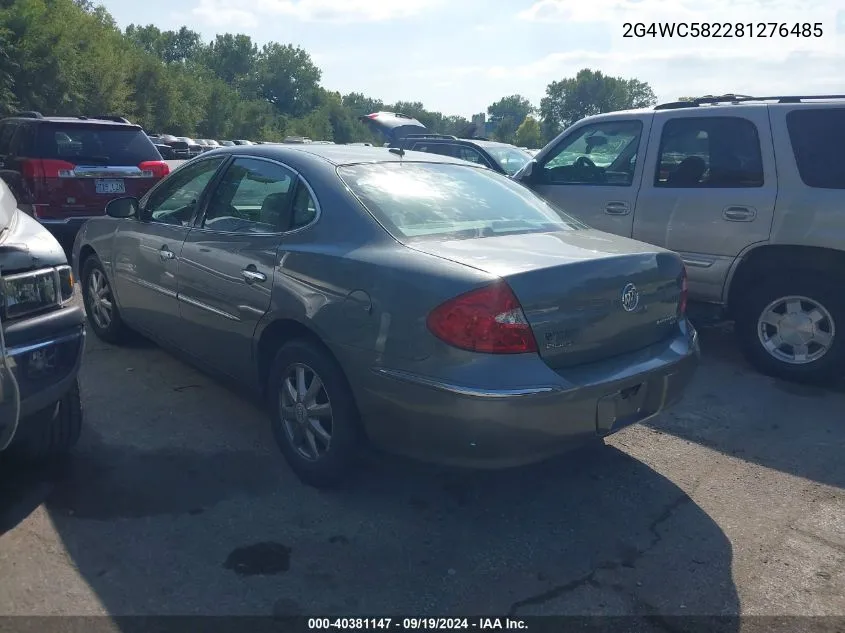 2008 Buick Lacrosse Cx VIN: 2G4WC582281276485 Lot: 40381147