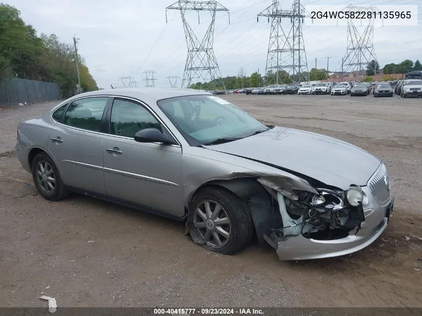 2008 Buick Lacrosse Cx VIN: 2G4WC582281135965 Lot: 40415777