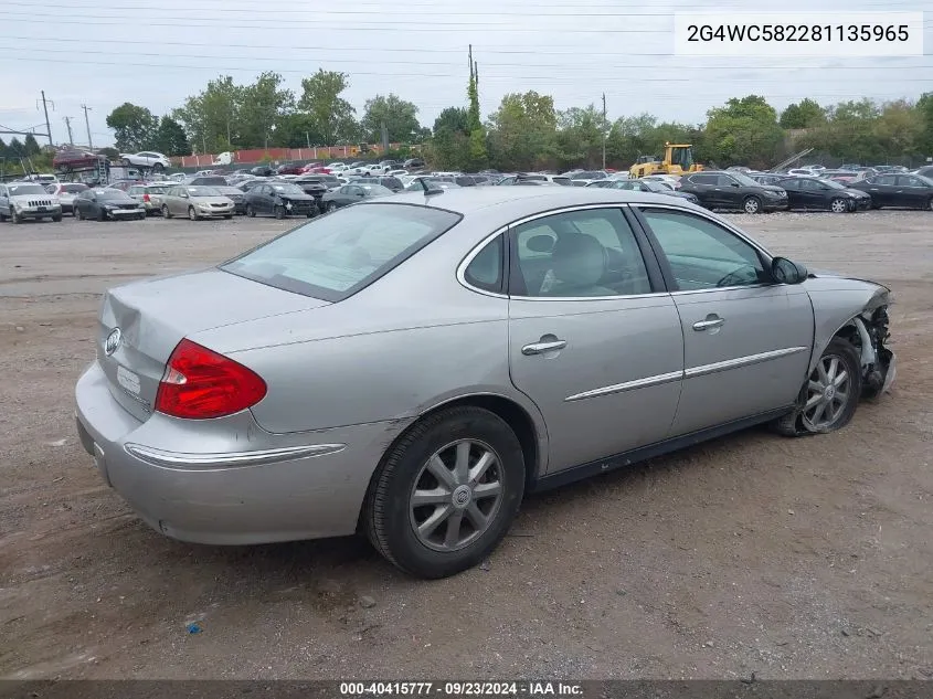 2008 Buick Lacrosse Cx VIN: 2G4WC582281135965 Lot: 40415777