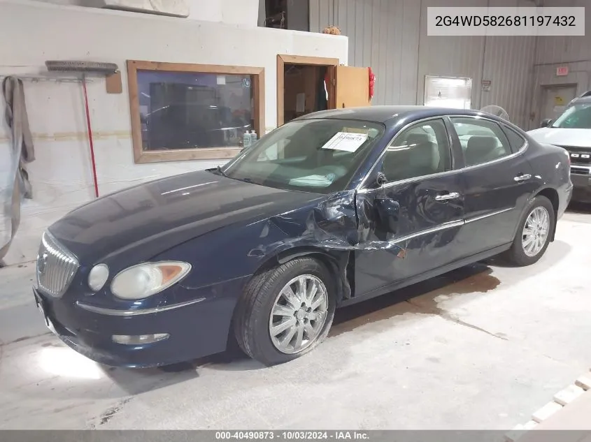 2008 Buick Lacrosse Cxl VIN: 2G4WD582681197432 Lot: 40490873