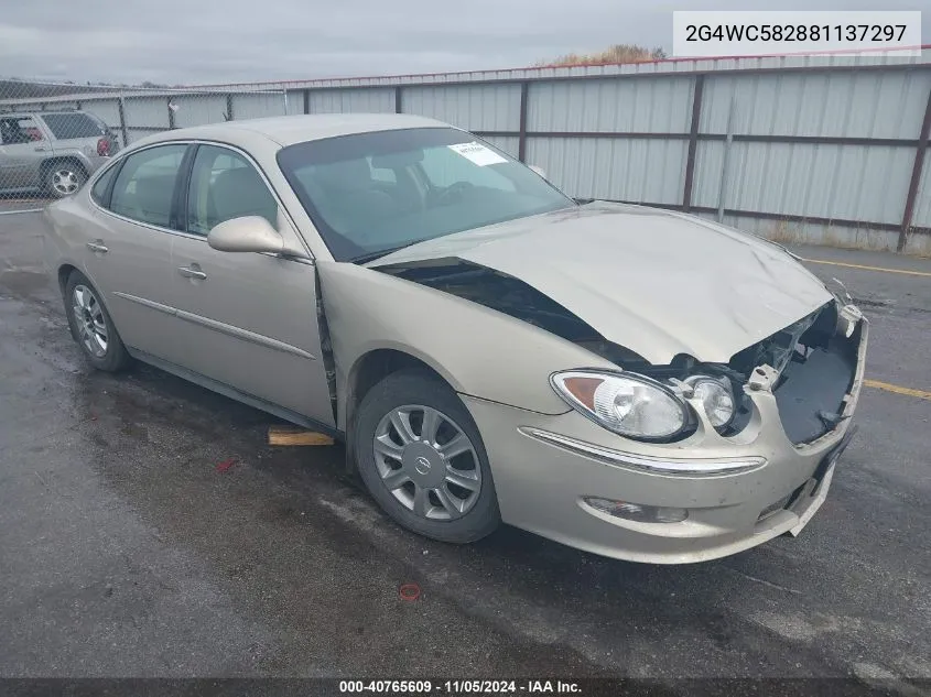 2008 Buick Lacrosse Cx VIN: 2G4WC582881137297 Lot: 40765609