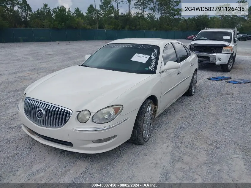 2009 Buick Lacrosse Cxl VIN: 2G4WD582791126435 Lot: 40007450