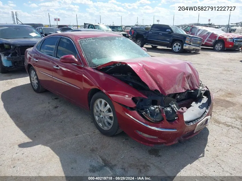 2009 Buick Lacrosse Cxl VIN: 2G4WD582791222727 Lot: 40219718