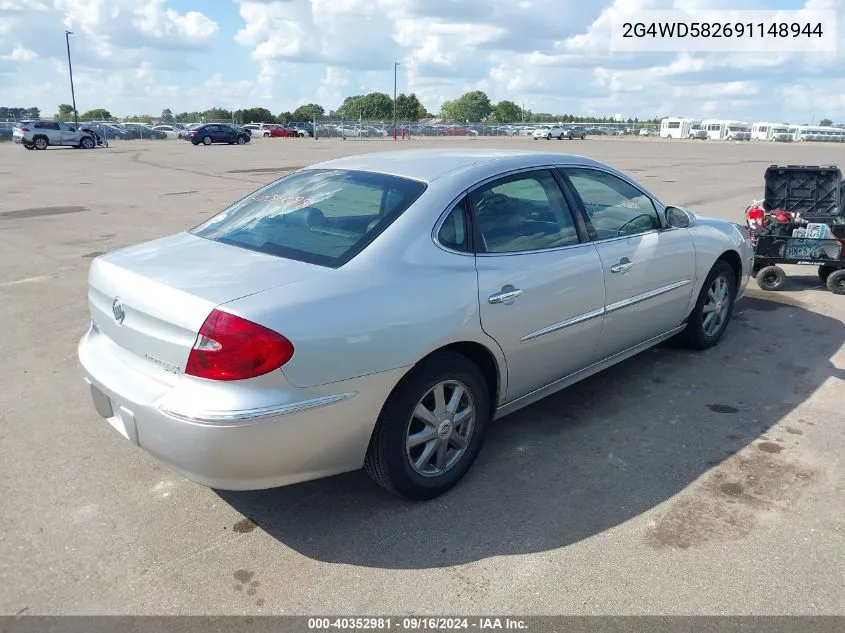 2009 Buick Lacrosse Cxl VIN: 2G4WD582691148944 Lot: 40352981