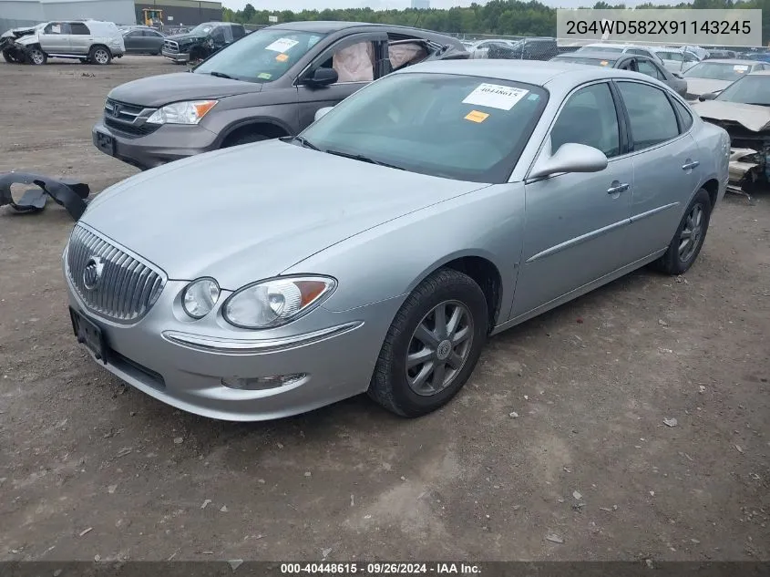 2009 Buick Lacrosse Cxl VIN: 2G4WD582X91143245 Lot: 40448615