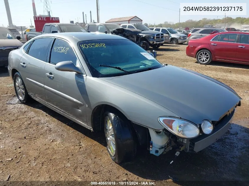 2009 Buick Lacrosse Cxl VIN: 2G4WD582391237175 Lot: 40551618