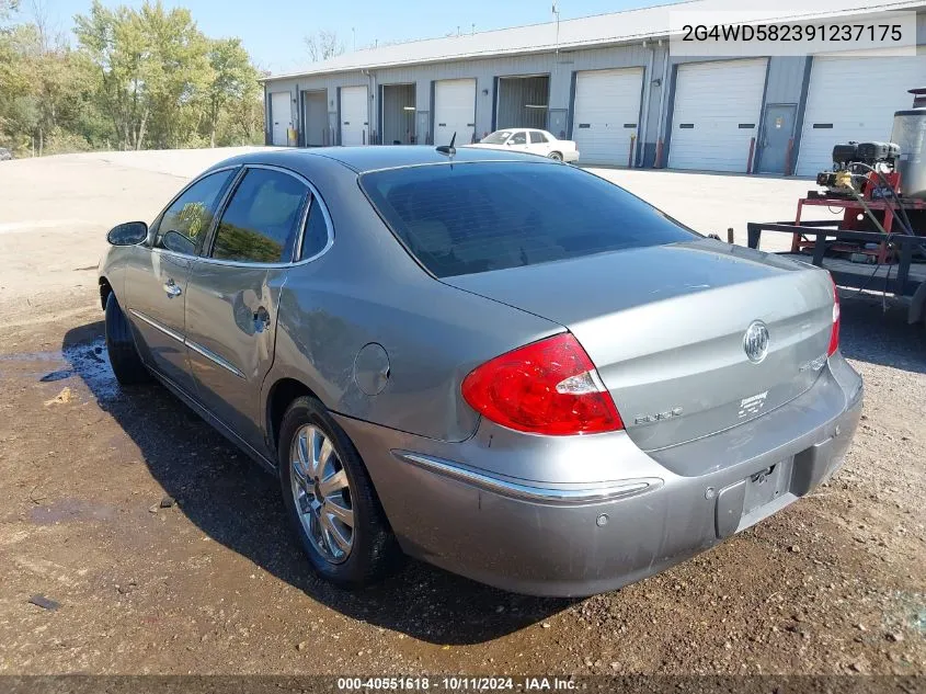 2009 Buick Lacrosse Cxl VIN: 2G4WD582391237175 Lot: 40551618