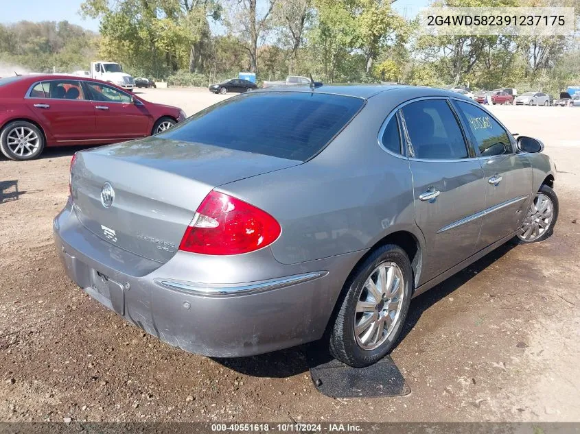 2009 Buick Lacrosse Cxl VIN: 2G4WD582391237175 Lot: 40551618