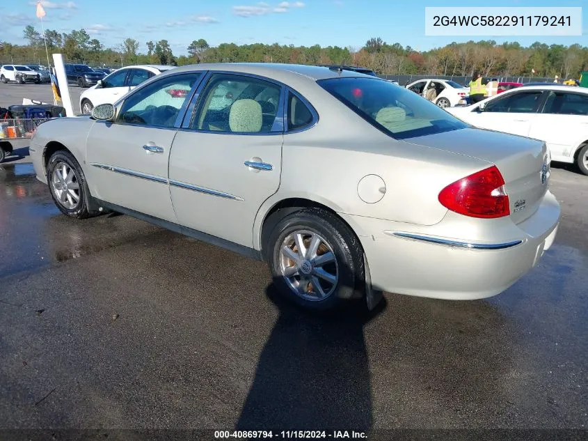 2009 Buick Lacrosse Cx VIN: 2G4WC582291179241 Lot: 40869794