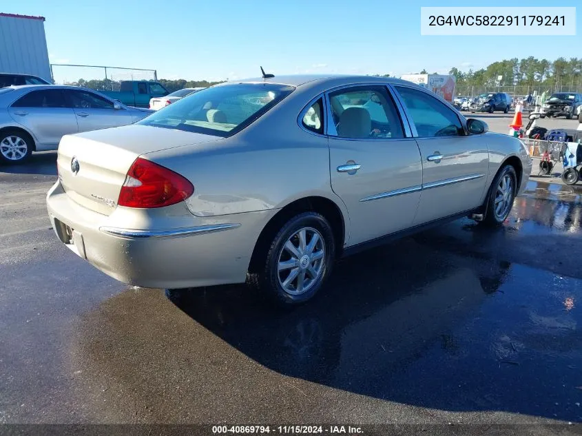 2009 Buick Lacrosse Cx VIN: 2G4WC582291179241 Lot: 40869794