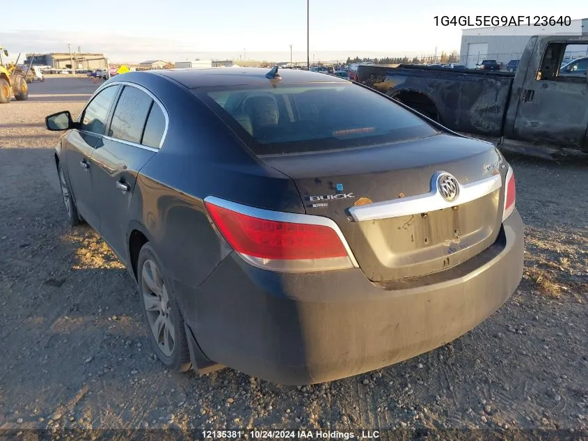 2010 Buick Lacrosse VIN: 1G4GL5EG9AF123640 Lot: 12135381