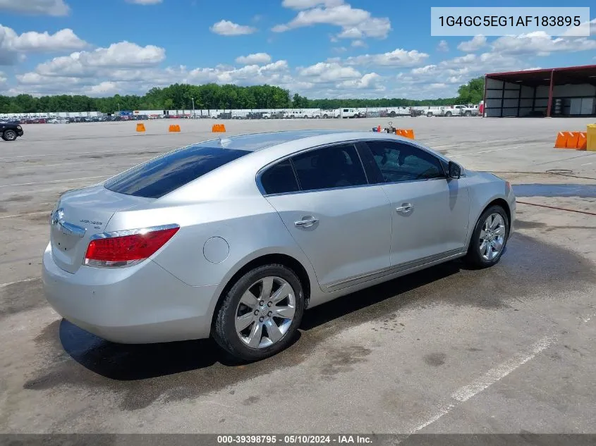 2010 Buick Lacrosse Cxl VIN: 1G4GC5EG1AF183895 Lot: 39398795