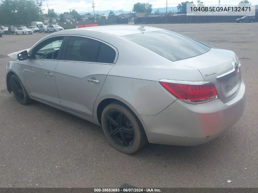 2010 Buick Lacrosse Cx VIN: 1G4GB5EG9AF132471 Lot: 39553693