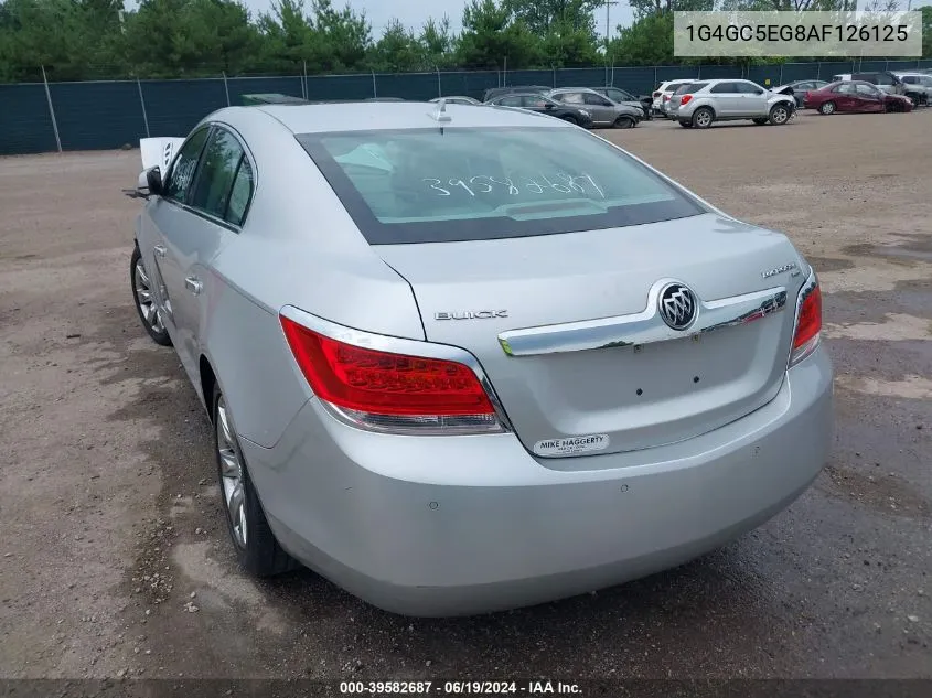 1G4GC5EG8AF126125 2010 Buick Lacrosse Cxl