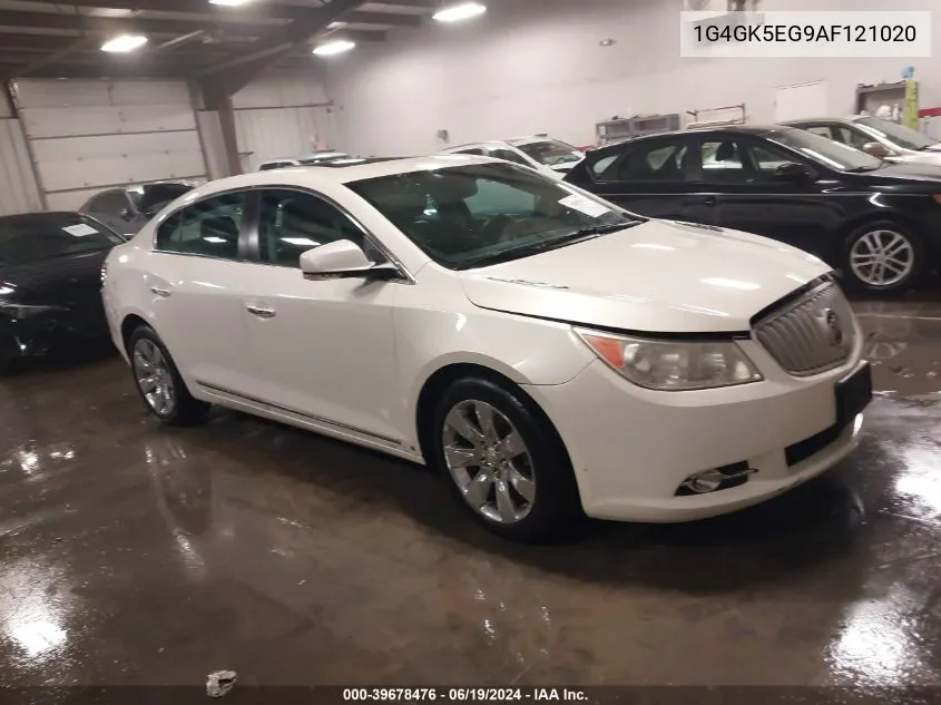 2010 Buick Lacrosse VIN: 1G4GK5EG9AF121020 Lot: 39678476