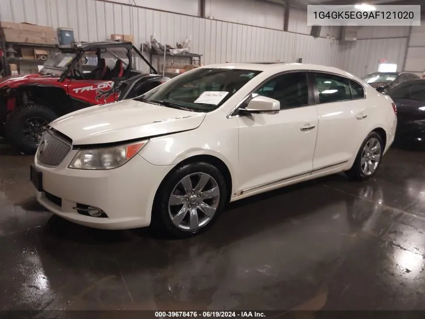 2010 Buick Lacrosse VIN: 1G4GK5EG9AF121020 Lot: 39678476