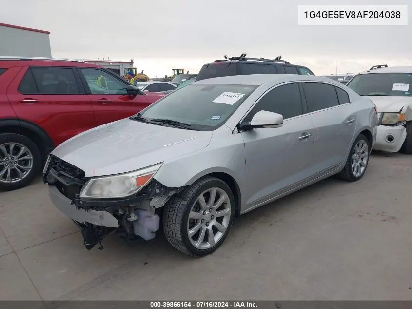 1G4GE5EV8AF204038 2010 Buick Lacrosse Cxs